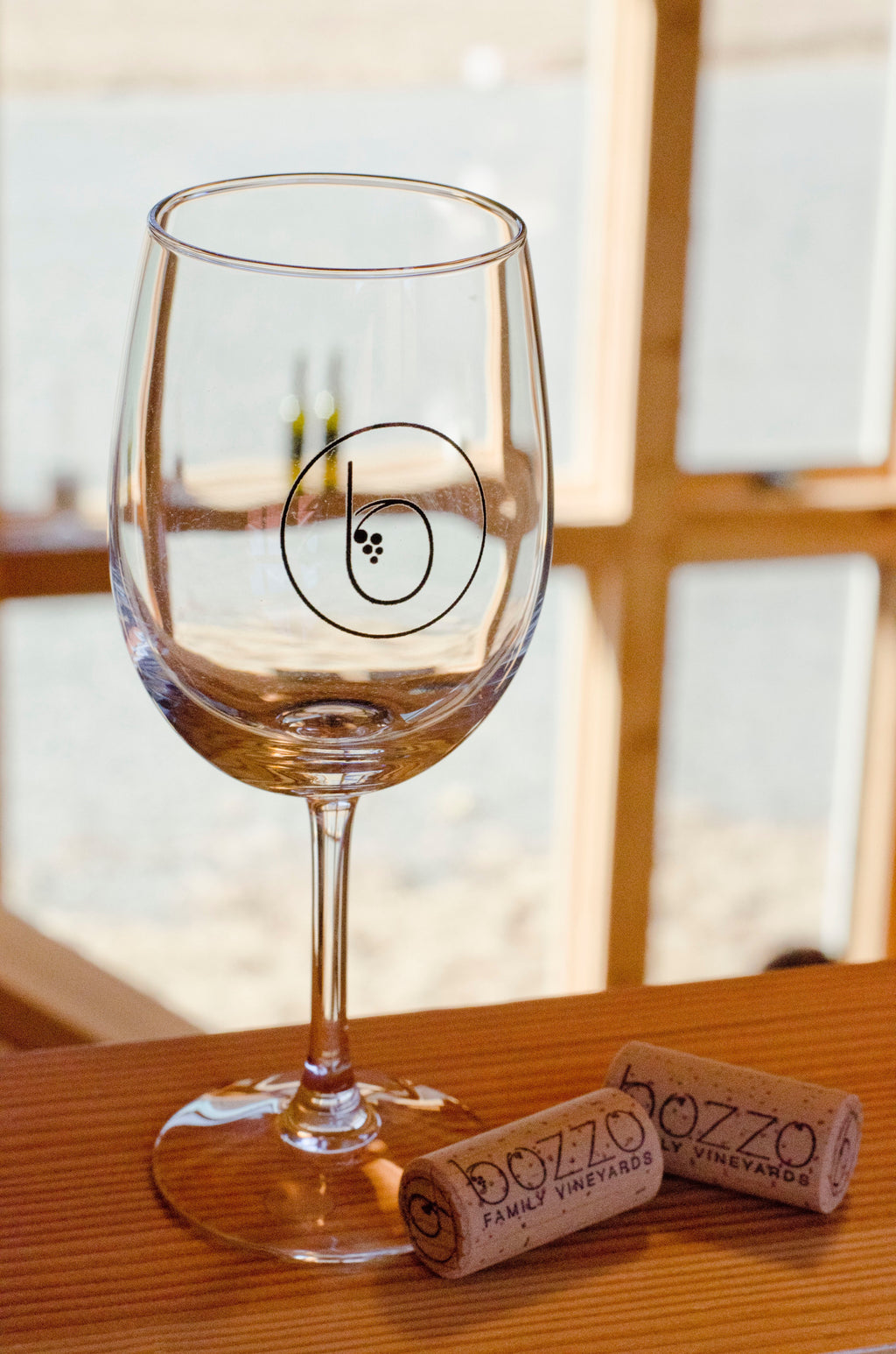 Photo of our wine glass